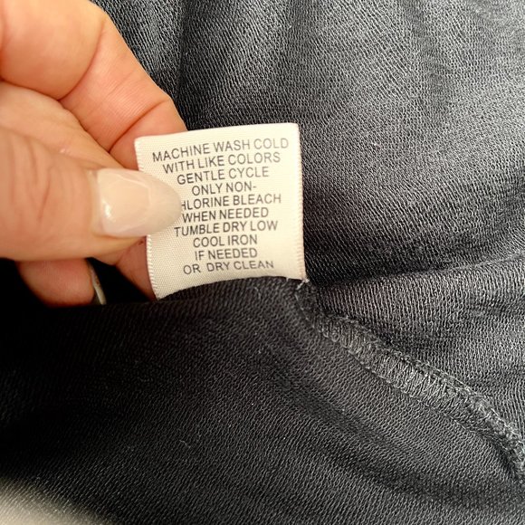 Philosophy Black Sleeve Half Zip Mesh Pockets Casual Dress - Picture 15 of 16